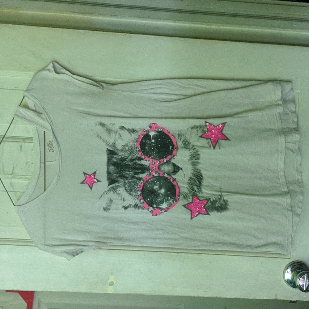 Justice Cat Print Shirt